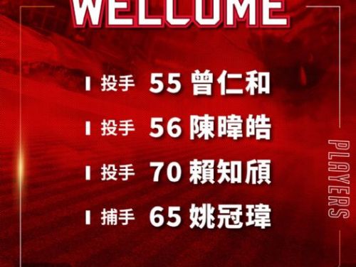 味全龍完成4名選手簽約程序，曾仁和、姚冠瑋等人即日起正式加盟